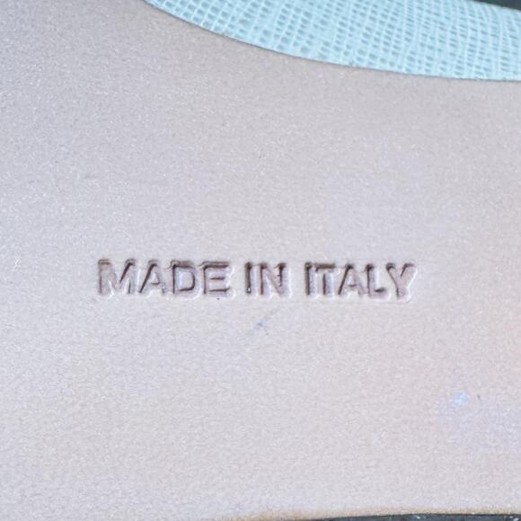 Salvatore Ferragamo Shoes Womens 8 Beige Slip On Pumps Cap Toe Low Heel Dress - Picture 11 of 13